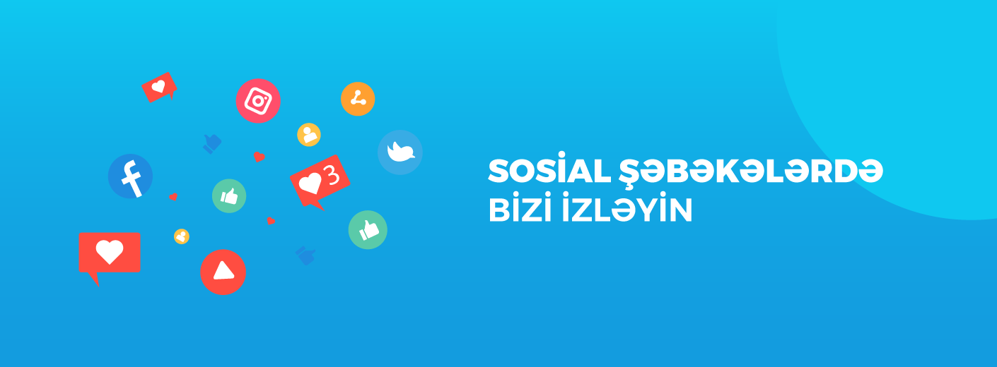 Sosial şəbəkələrdə bizi izləyin